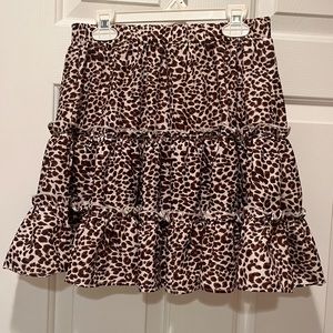 Cheetah Print Skirt